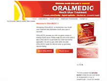 Tablet Screenshot of oralmedic.co.uk